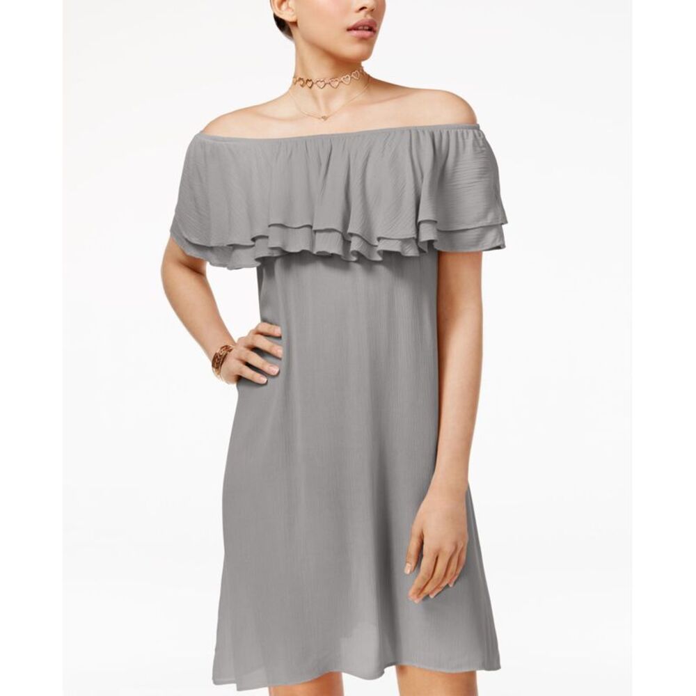 One Hart Ruffled Off The Shoulder Dress